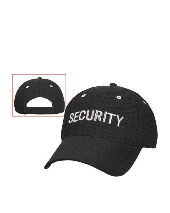 Rothco Mesh Baseball Cap - 'Security' (Sort m. Security, One Size)