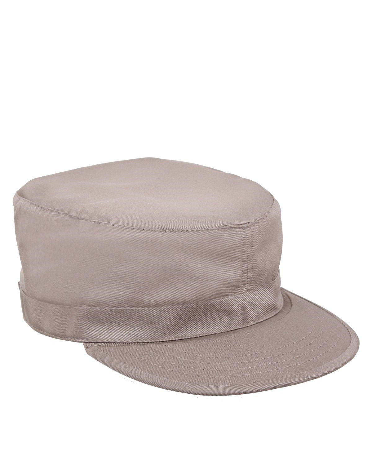 Rothco Military Fatigue Cap - Justerbar (Khaki, One Size)