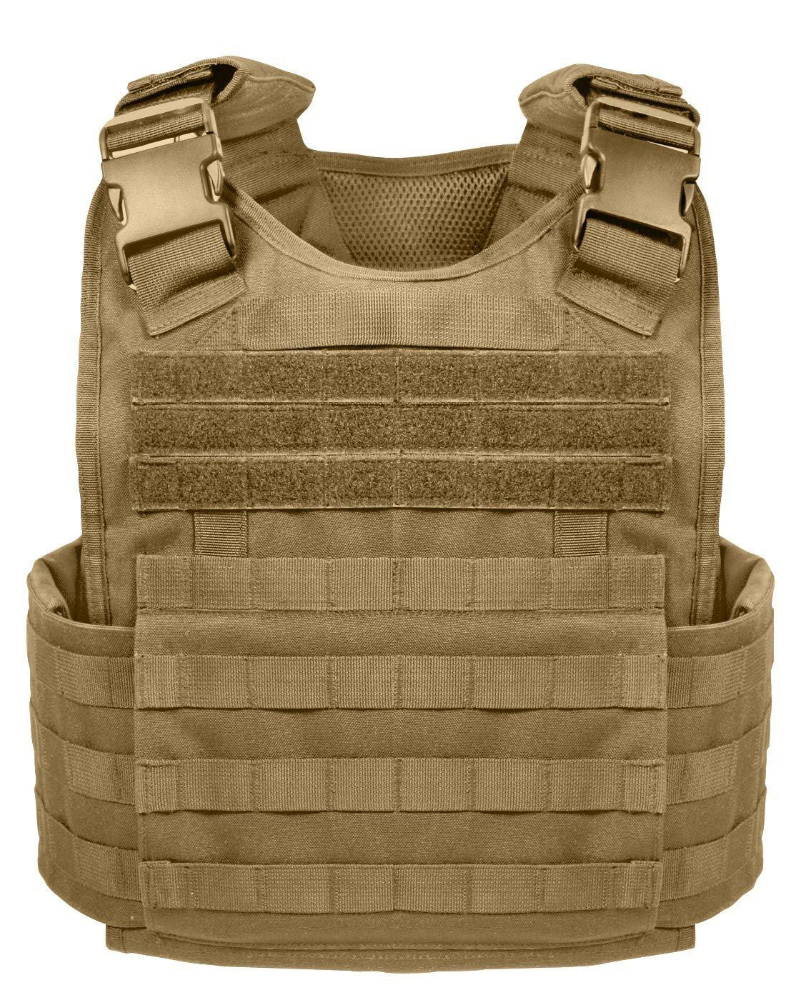 6: Rothco MOLLE Vest (Coyote Brun, One Size)
