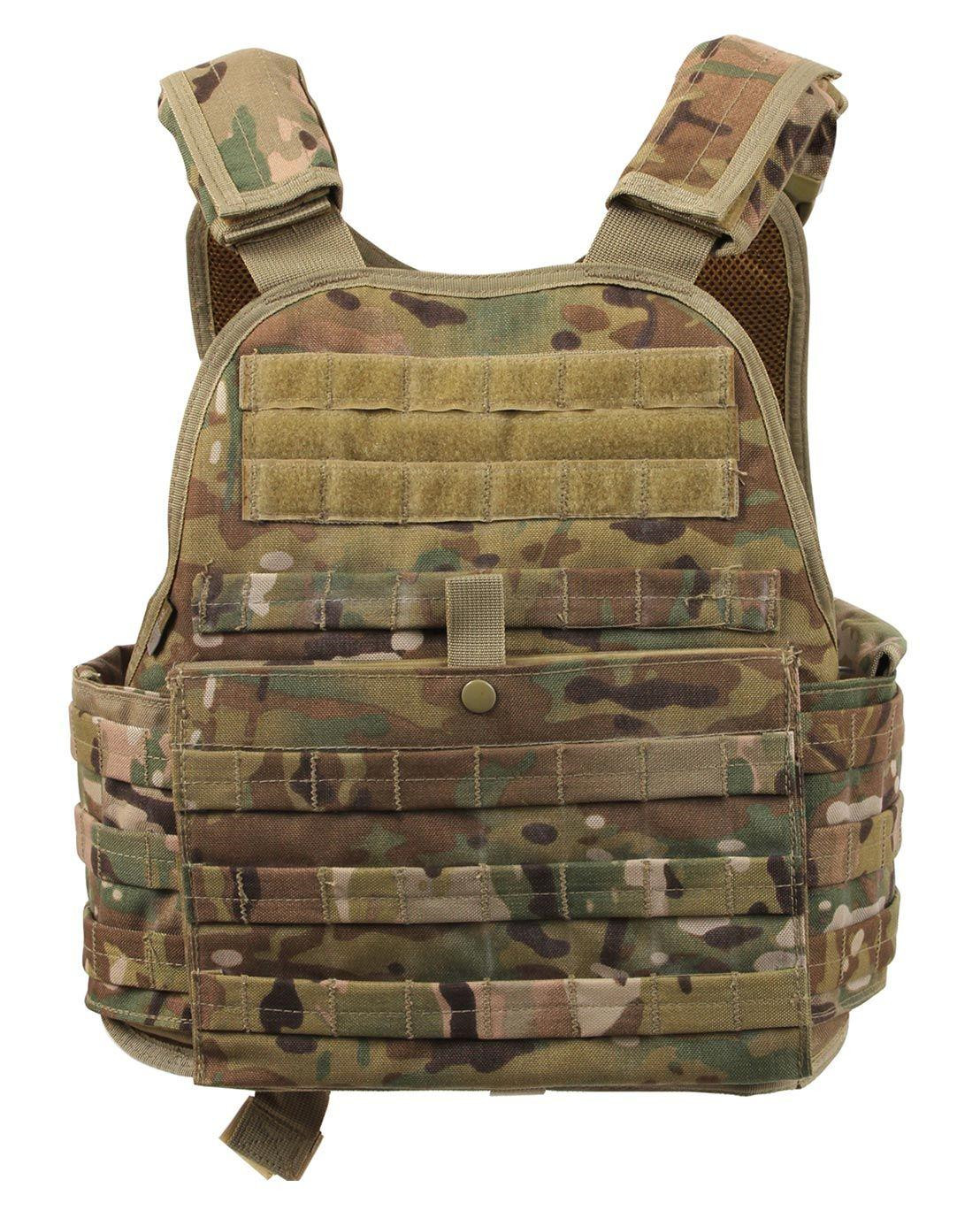 13: Rothco MOLLE Vest (Multicam, One Size)
