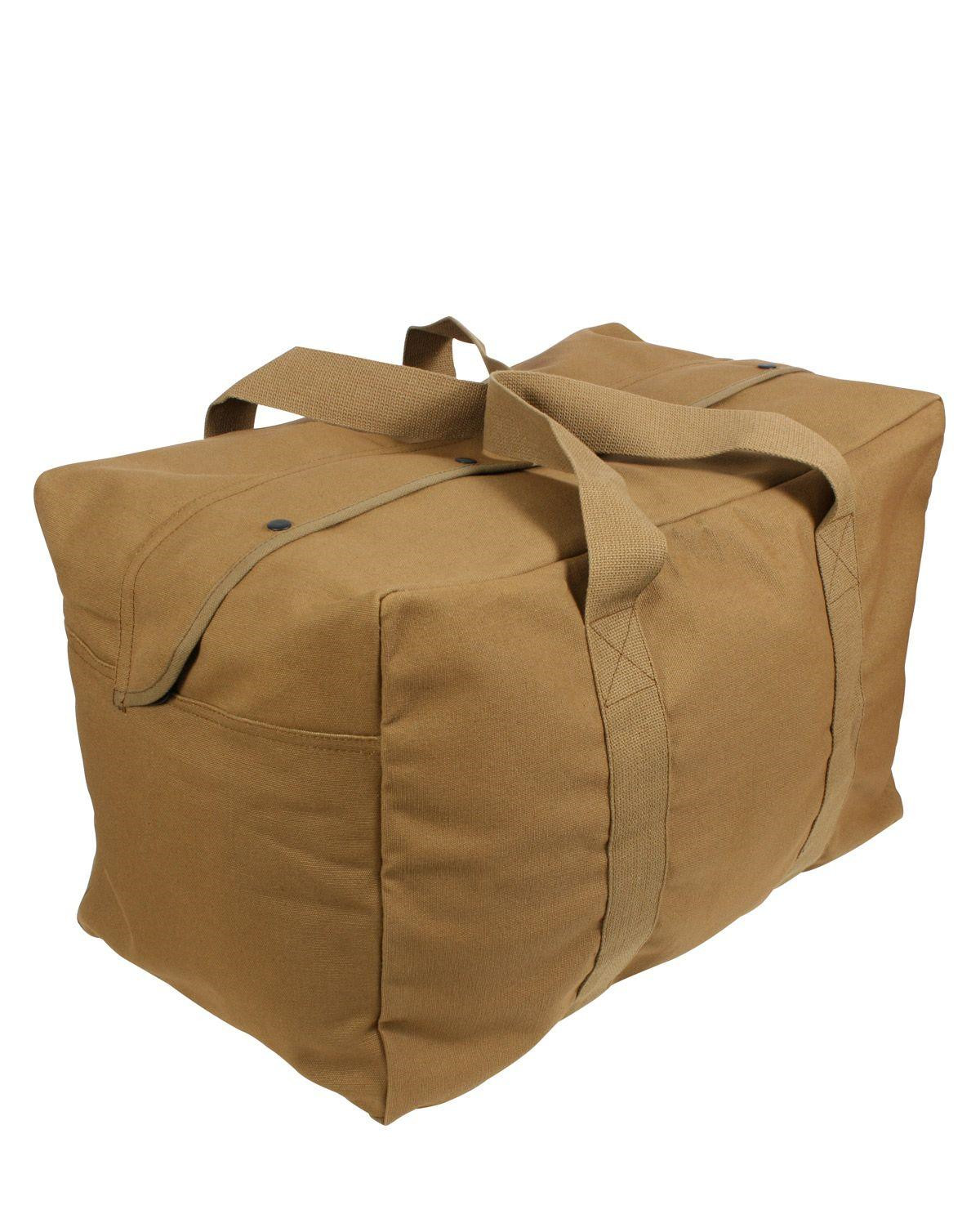 8: Rothco Parachute Cargo Taske - 75 liter (Coyote Brun, One Size)