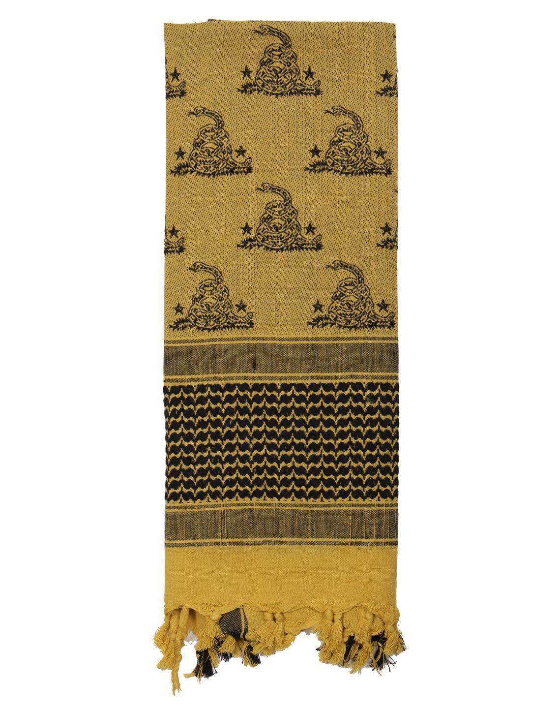#2 - Rothco Partisan Tørklæde - 'Gadsden Snake Design' (Desert Sand, One Size)