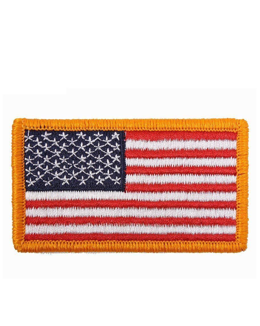 Rothco Patch U.S. Flag - Stryges/Sys På (Rød / Hvid / Blå / Gul, One Size)