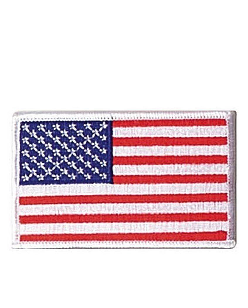 Rothco Patch U.S. Flag - Stryges/Sys På (Rød / Hvid / Blå, One Size)