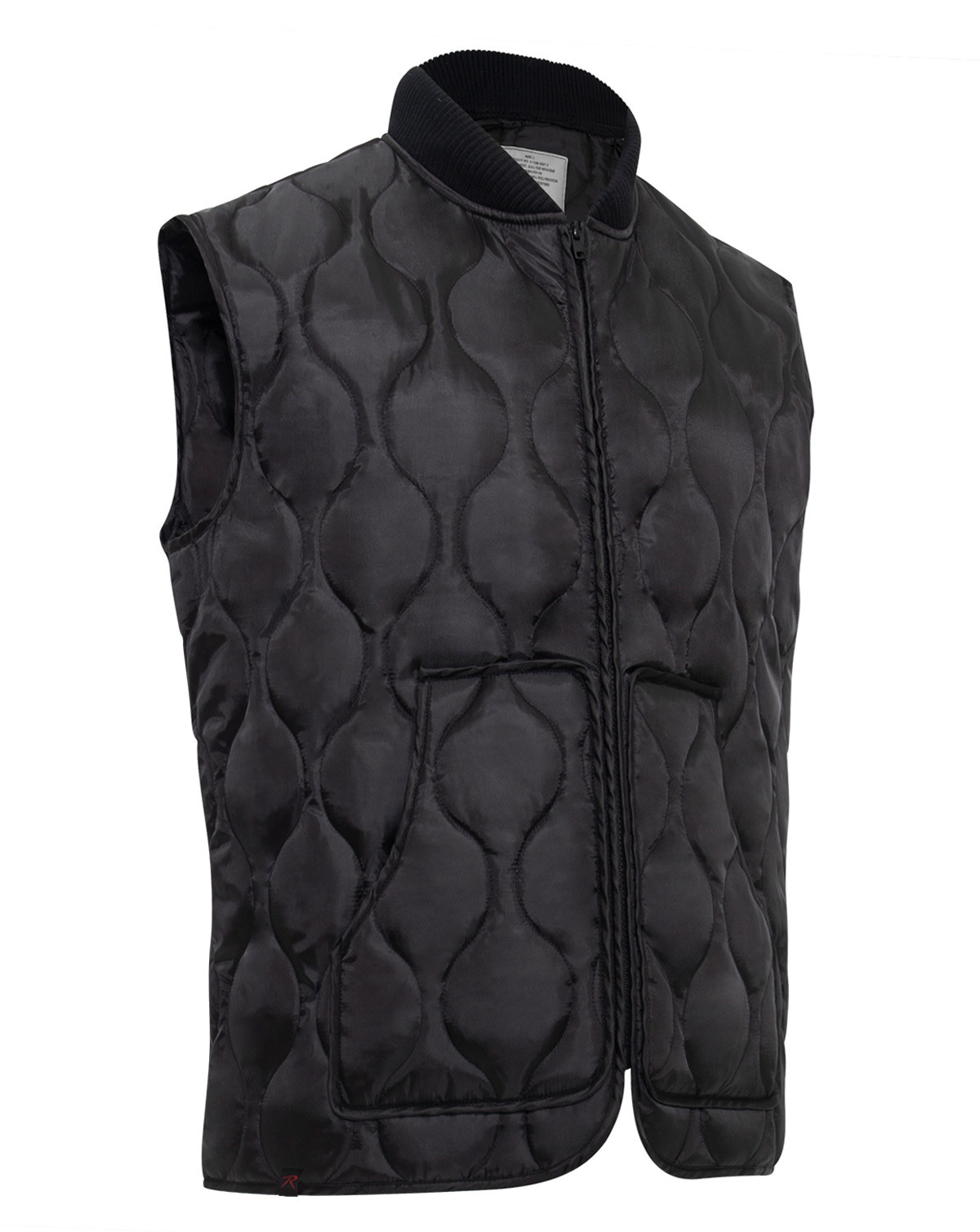 Rothco Quilted Woobie Vest (Sort, 2XL)