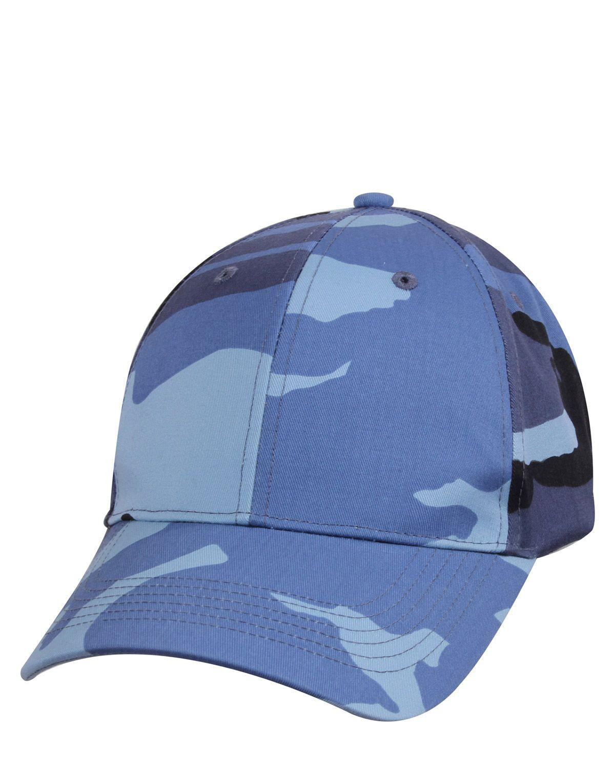 Rothco Supreme Low Profile Cap (Sky Blue Camo, One Size)