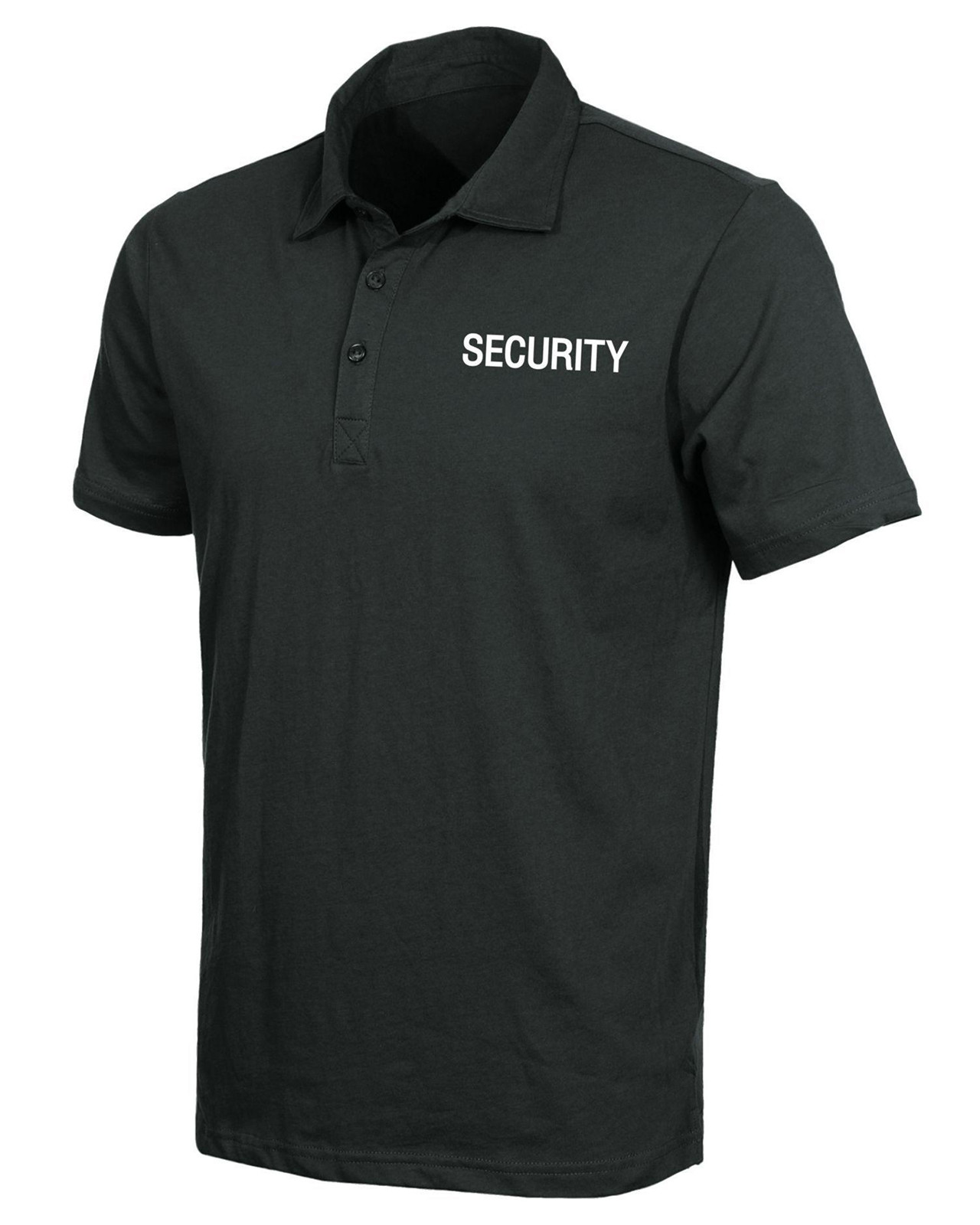 Rothco Svedtransporterende Polo T-shirt (Sort m. Security, M)