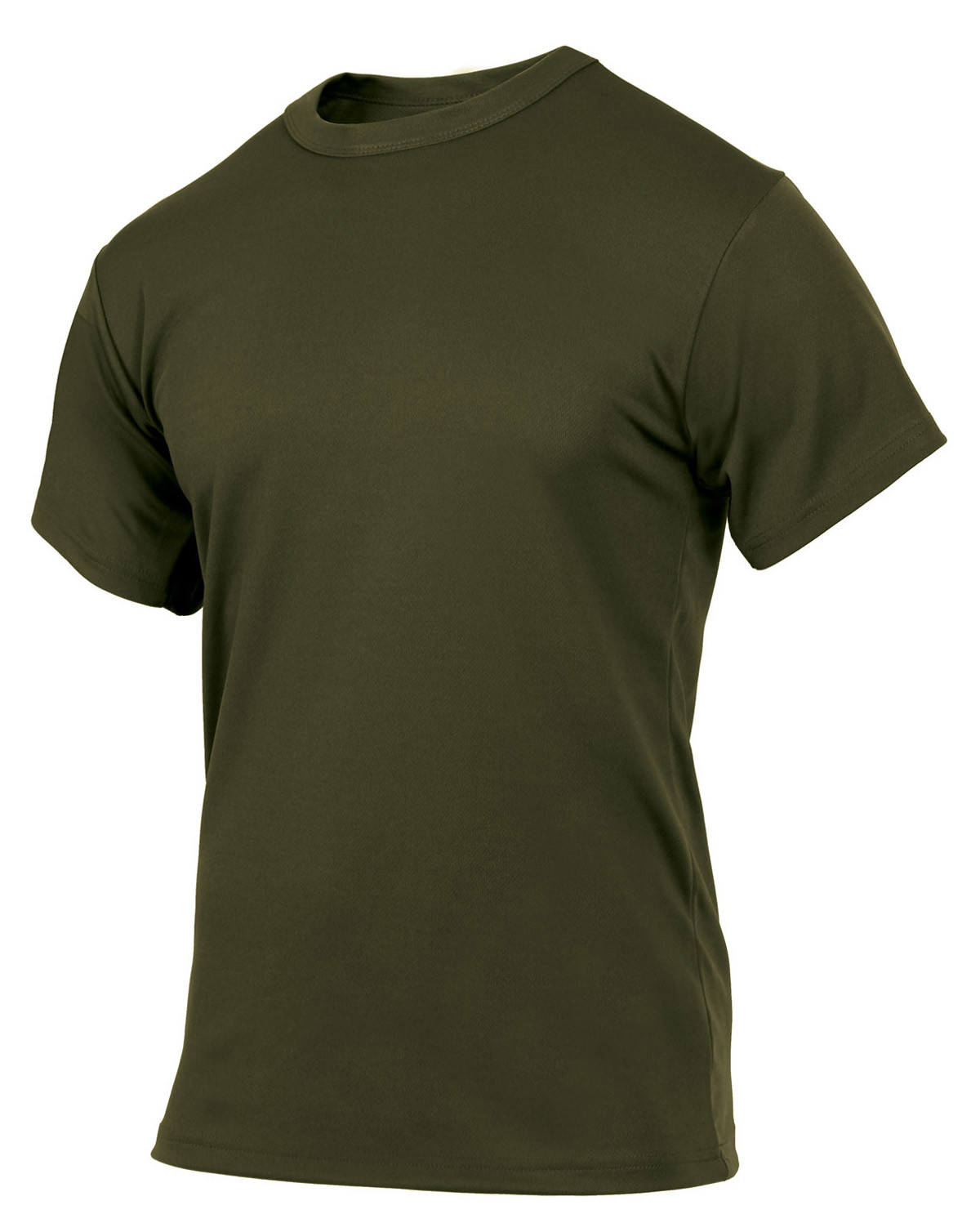 Rothco Svedtransporterende T-shirt - Hurtigtørrende (Oliven, 3XL)