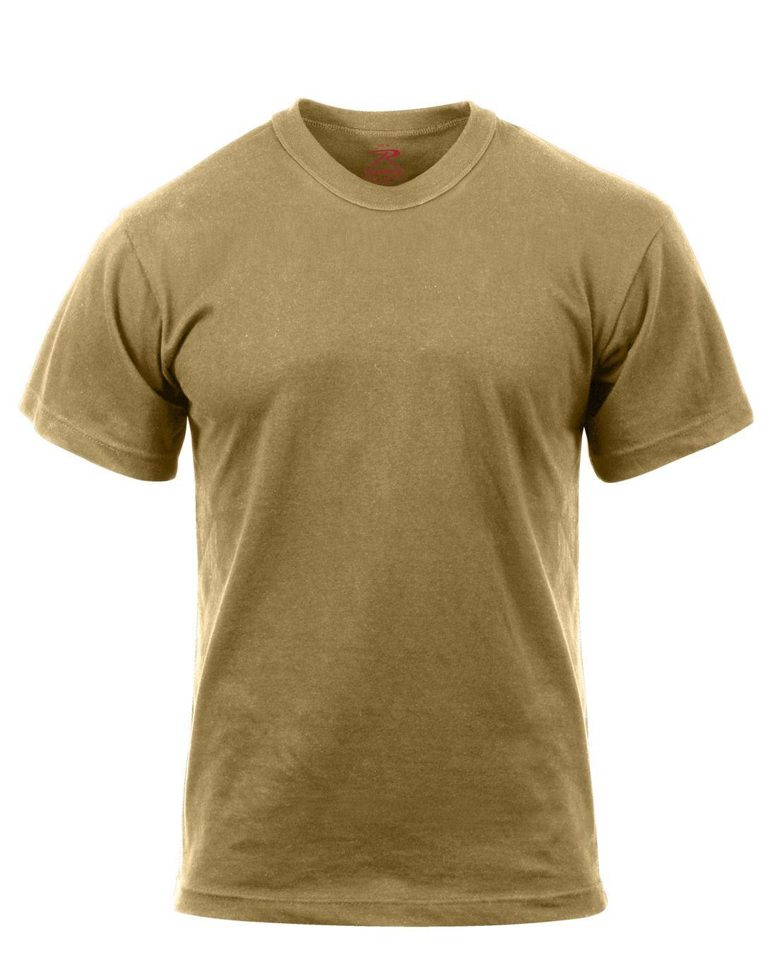 Rothco Svedtransporterende T-shirt (Brun, XL)