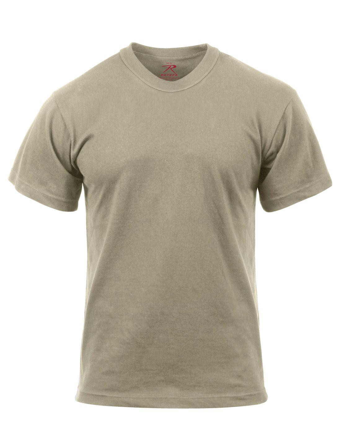 Se Rothco Svedtransporterende T-shirt (Sand, M) hos Army Star