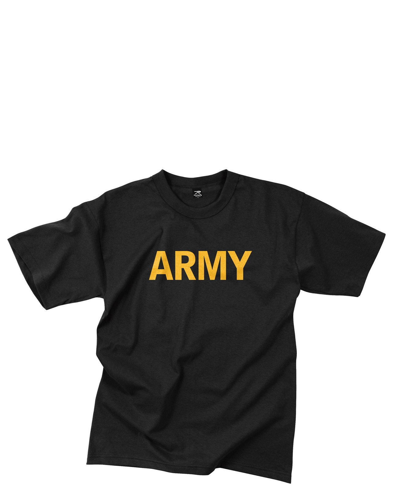 Rothco T-Shirt - 'Army' (Sort, 2XL)
