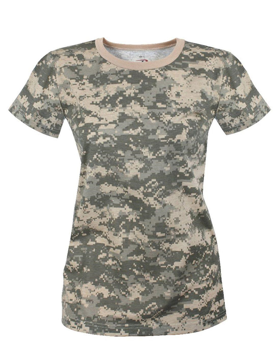 Rothco T-Shirt, Long (ACU Camo, S)