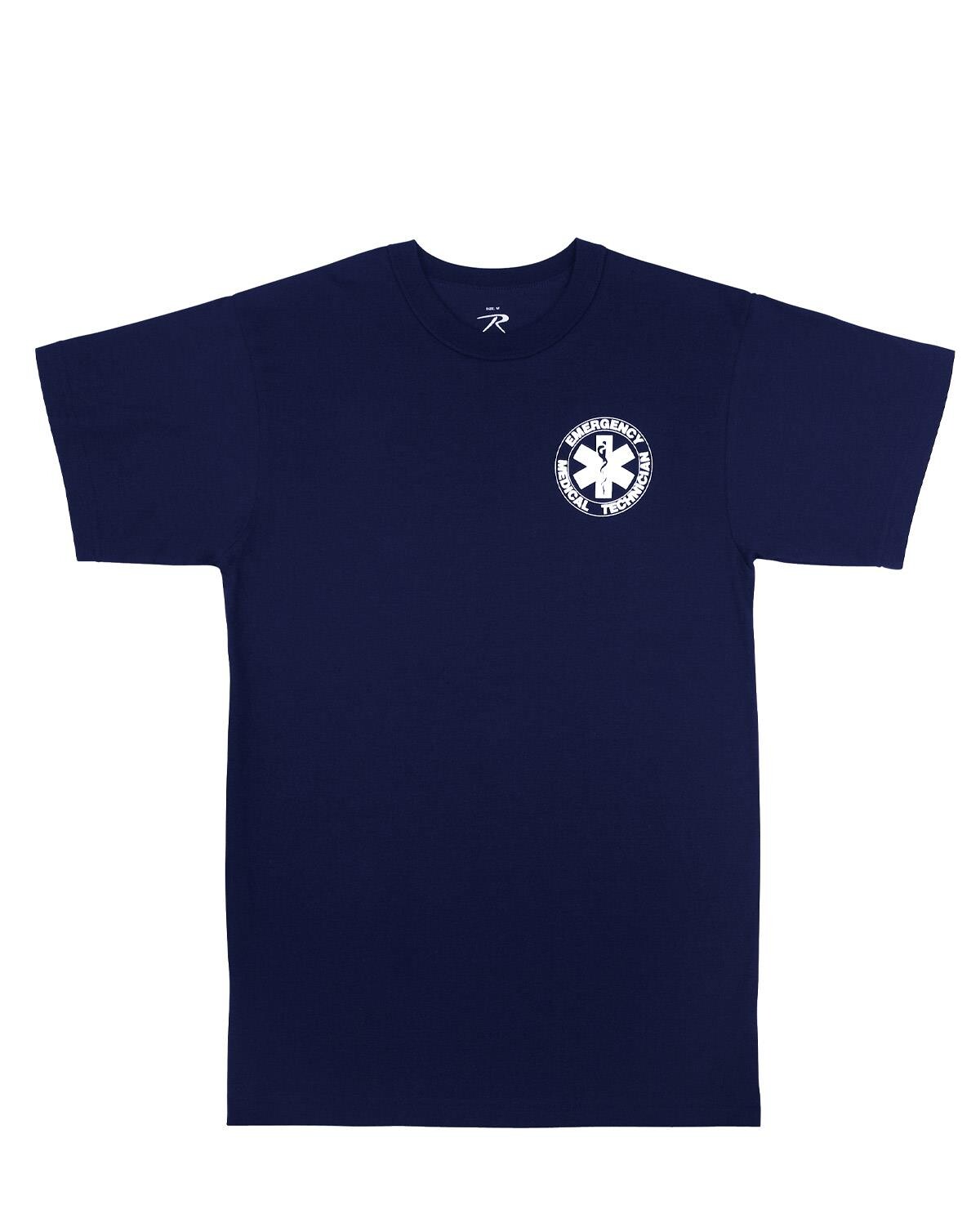 Rothco T-shirt m. E.M.T-logo (Navy, XL)