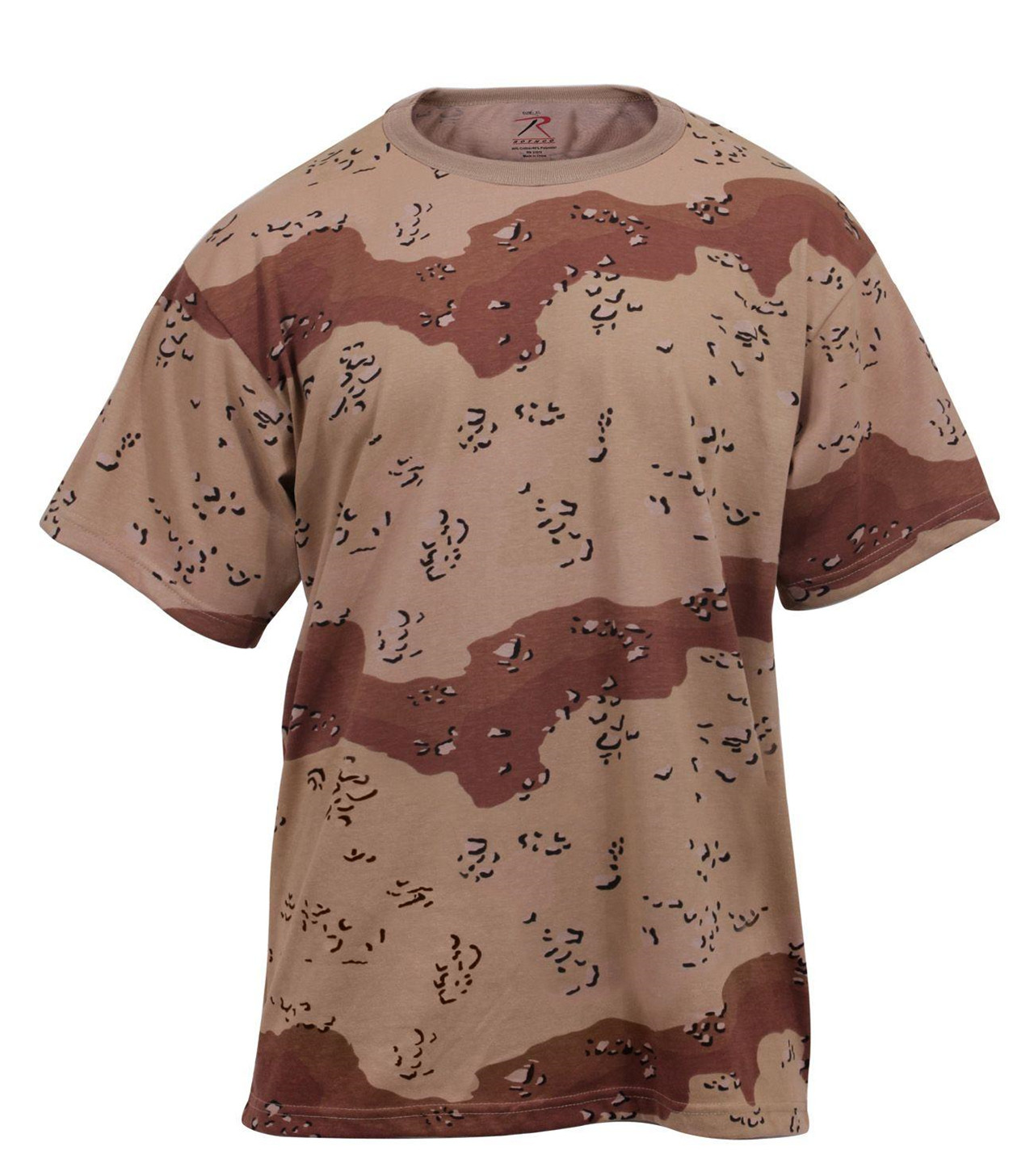 Rothco T-shirt - Mange Camouflager (Six-Color Desert, S)