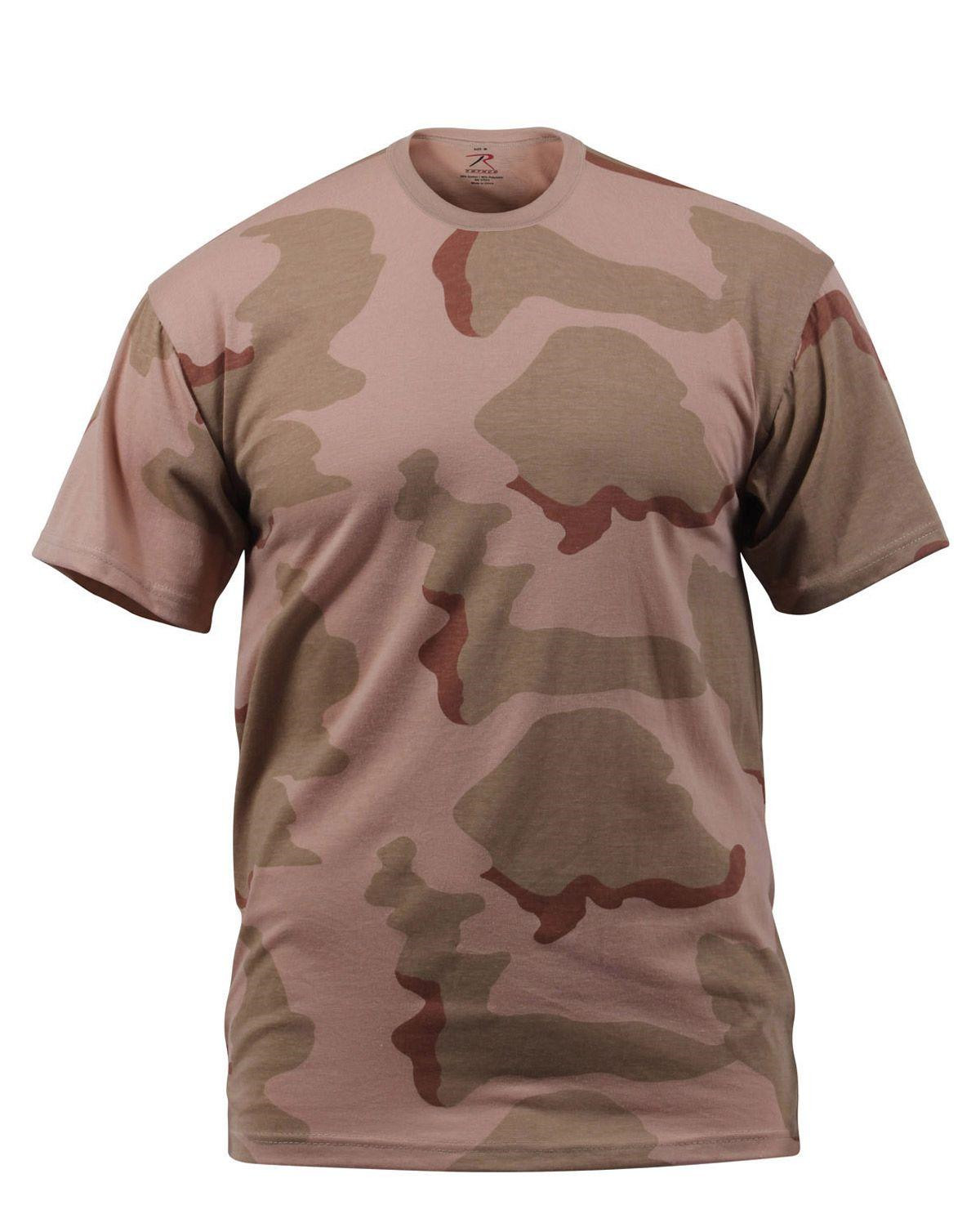 Rothco T-shirt - Mange Camouflager (Tri-Color, XL)
