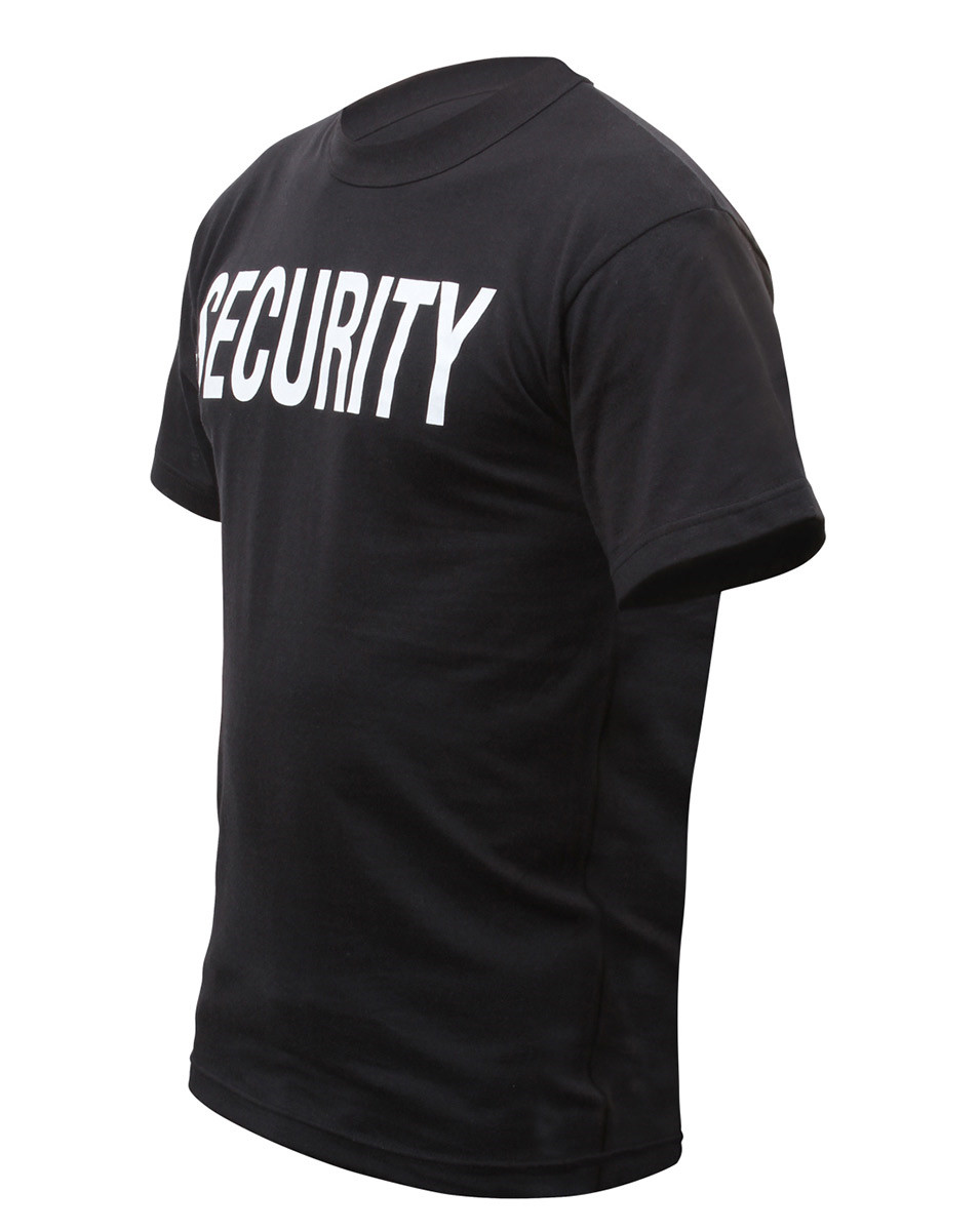 4: Rothco T-shirt - SWAT (Black / Security, 7XL)