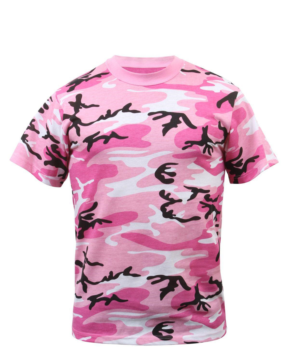 Rothco T-shirt (Pink Camo, XL)