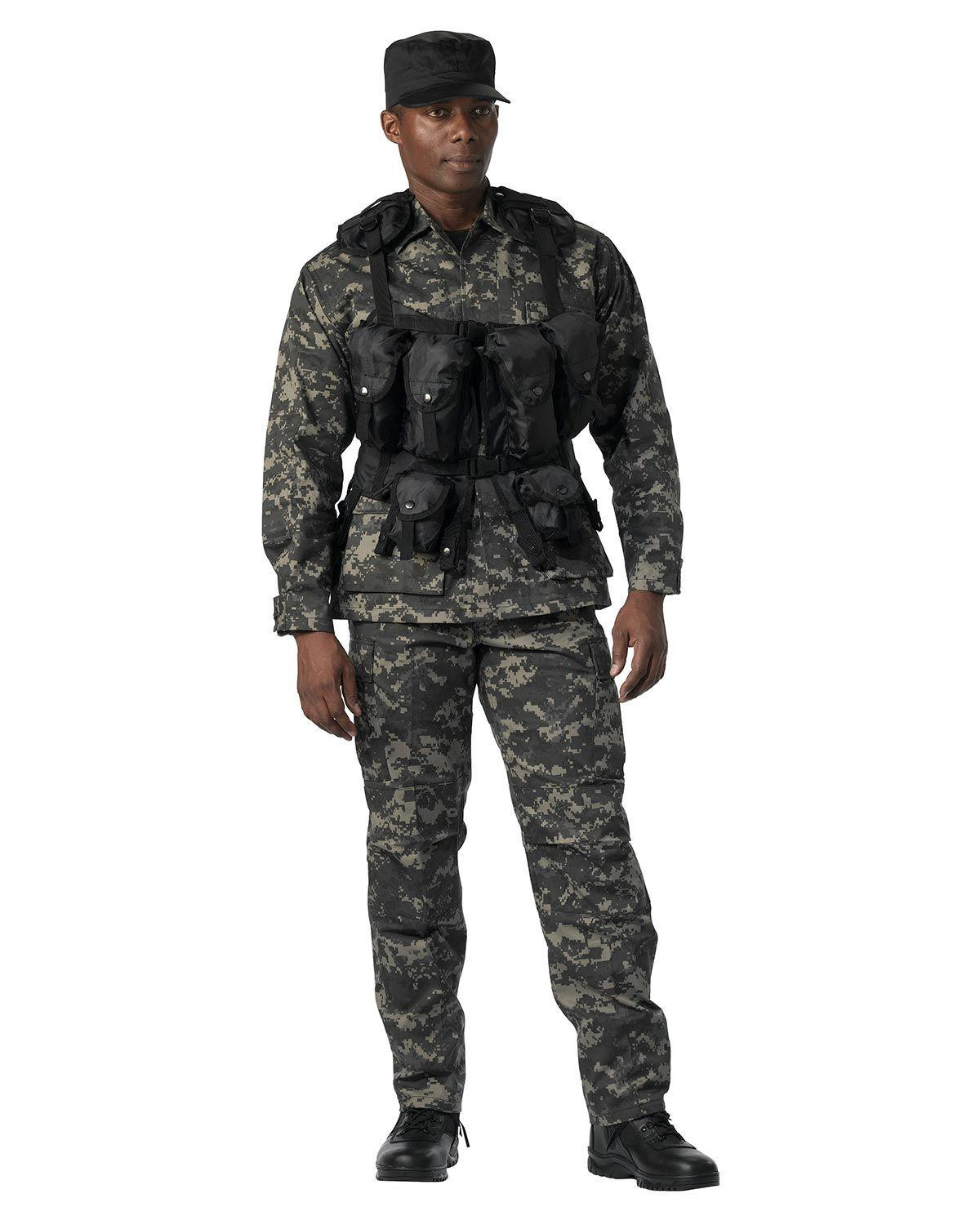 Rothco Taktisk Assault Vest (Sort, One Size)