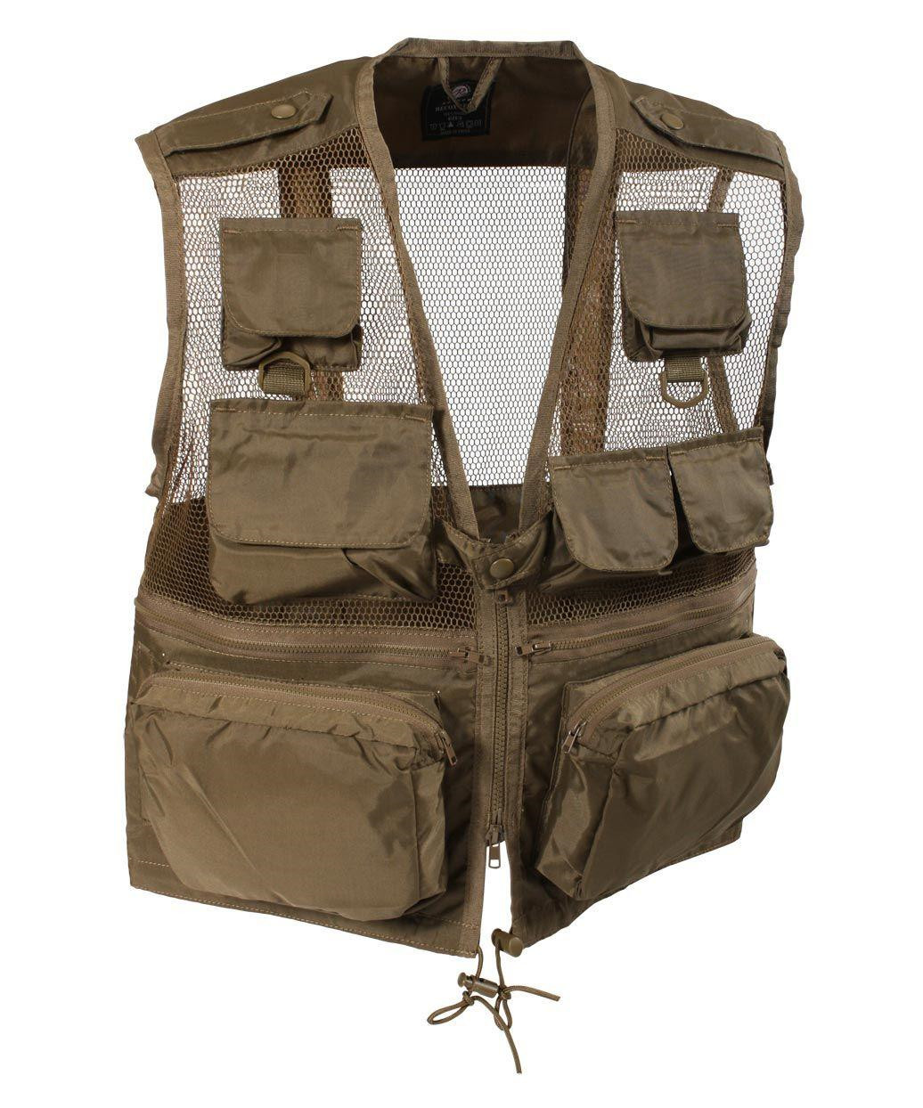 5: Rothco Taktisk Recon Vest (Coyote Brun, XL)