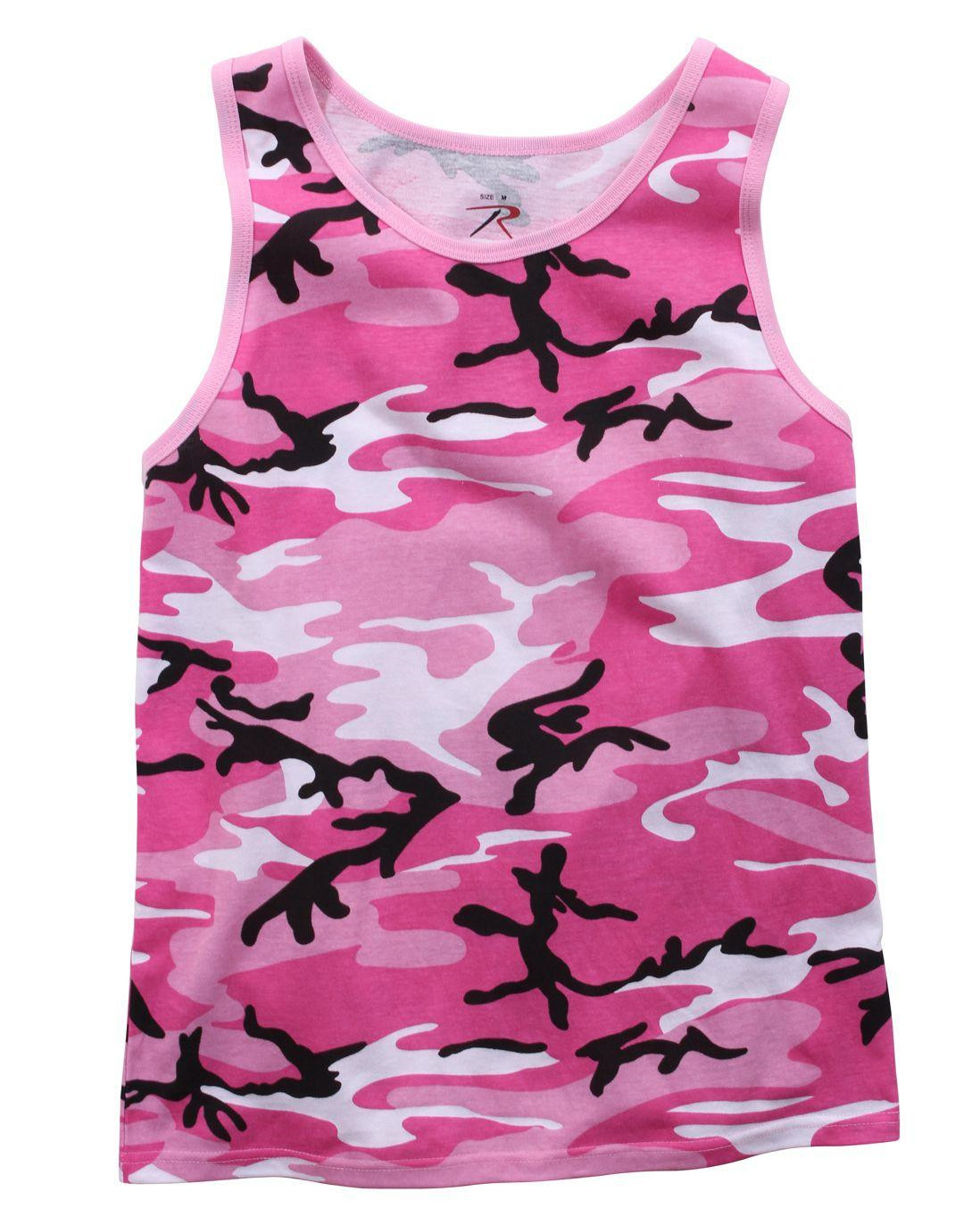Adult Digital Camo or Solid Pattern Tank Tops Rothco Men's Tank Tops