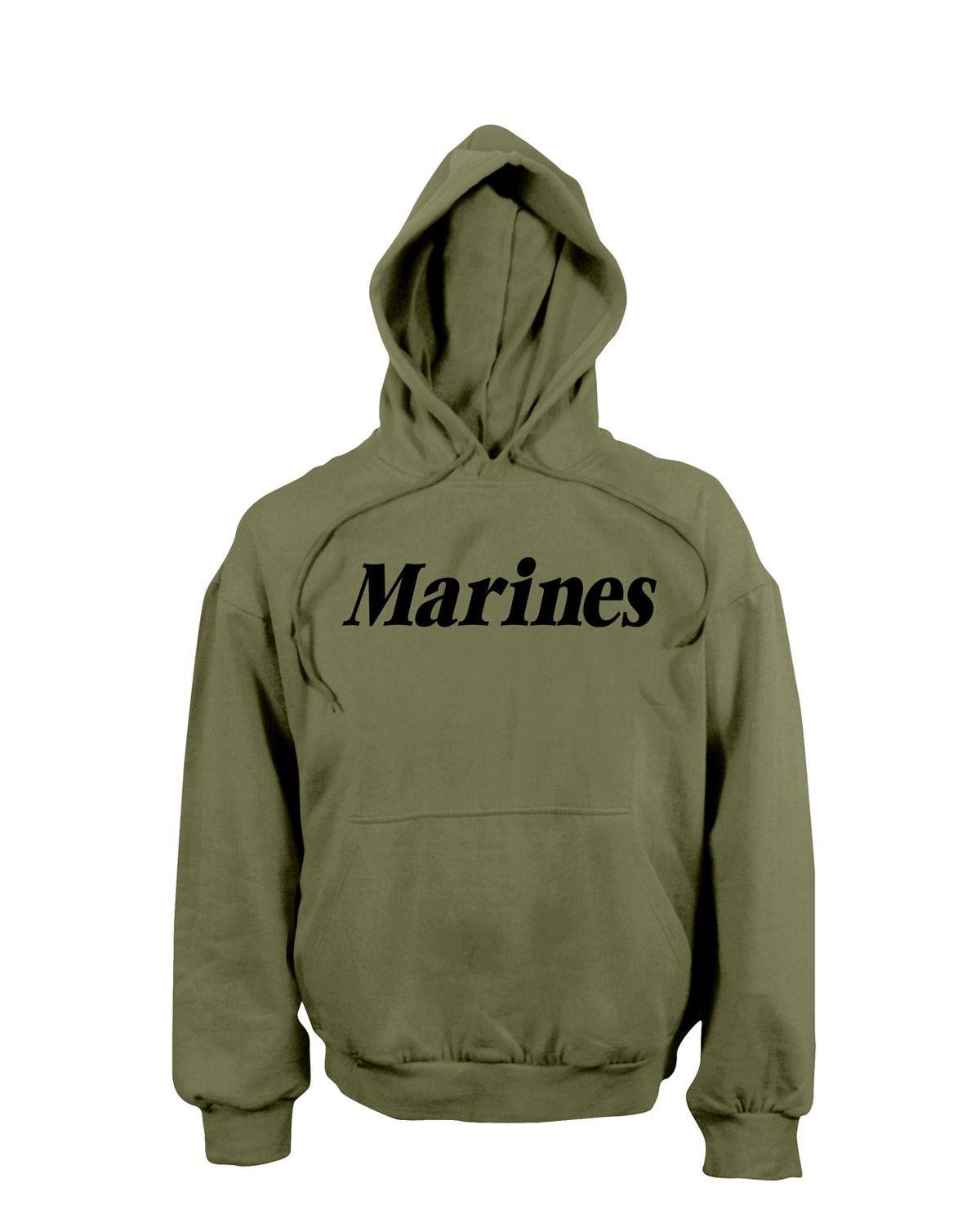 10: Rothco Trænings Sweatshirt (Oliven m. Marines, S)