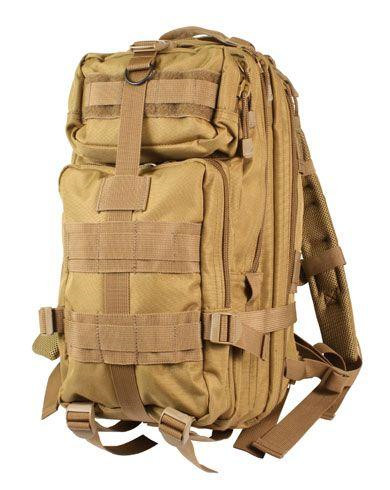 Rothco Transport Rygsæk m. MOLLE - 25 liter (Coyote Brun, One Size)