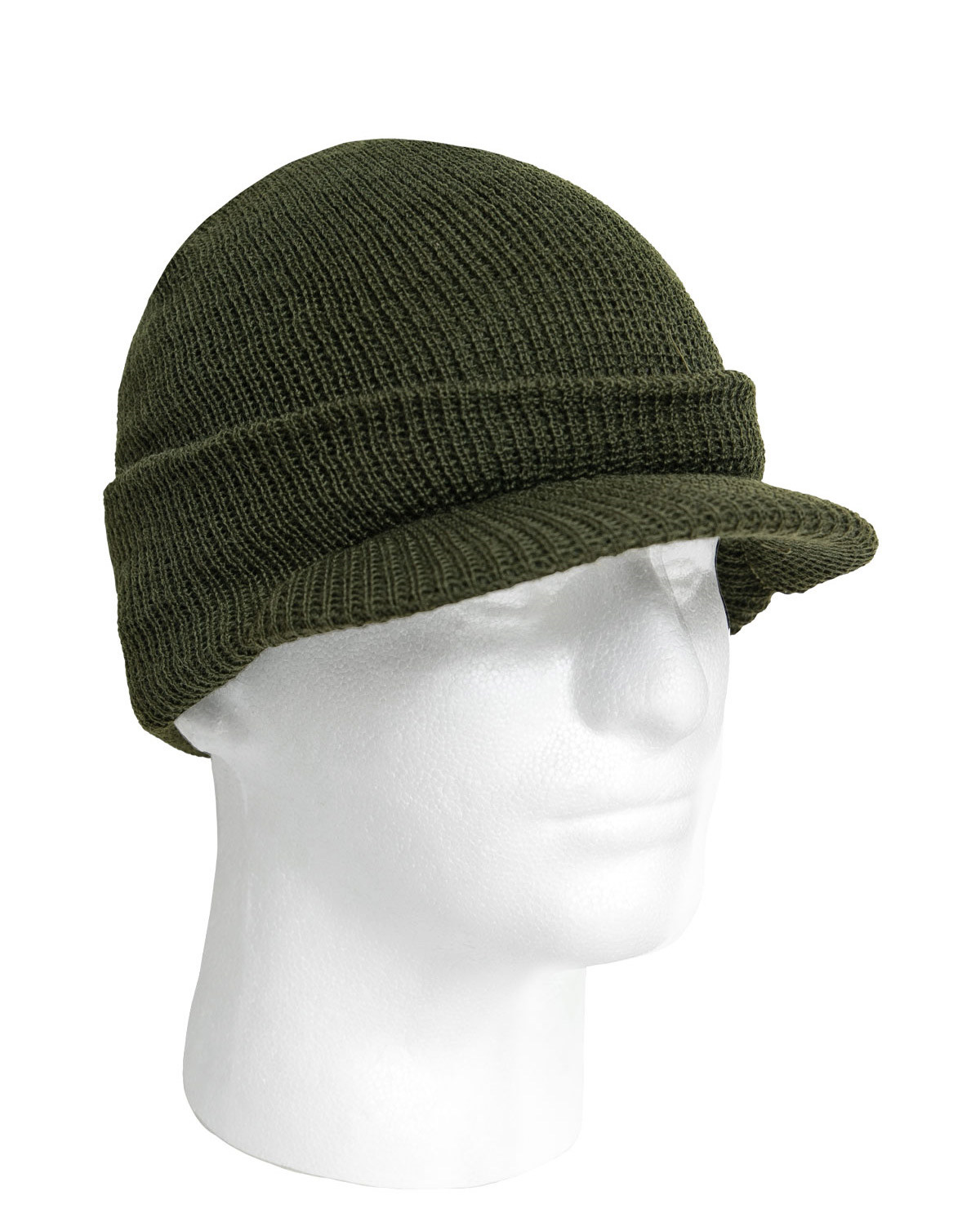 Rothco Varm Jeep Cap - 100% Uld (Oliven, One Size)