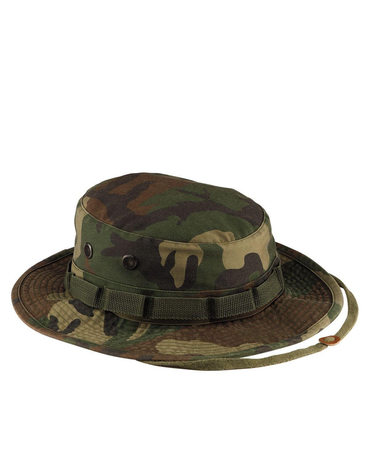 Rothco Vintage Boonie Hat (Woodland, US 7.0 / EU 56 cm)