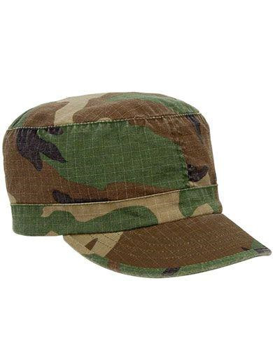 Rothco Vintage Cap (Woodland Ripstop, One Size)