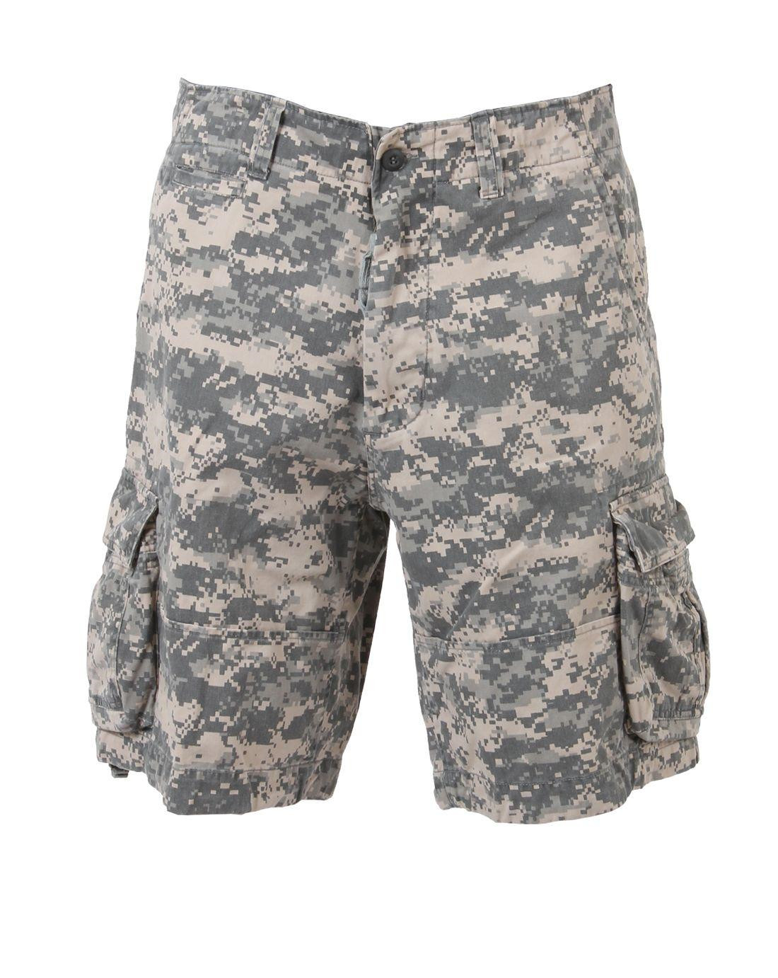 Rothco Vintage Infantry Shorts (ACU Camo, XL)