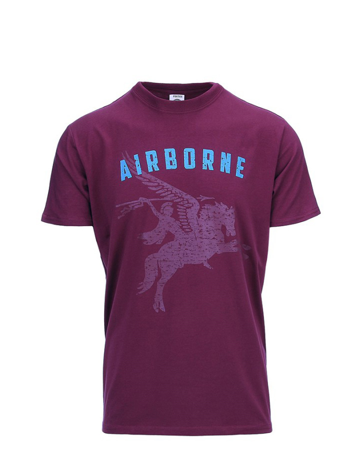 Fostex T-shirt Airborne Pegasus (Maroon, L)