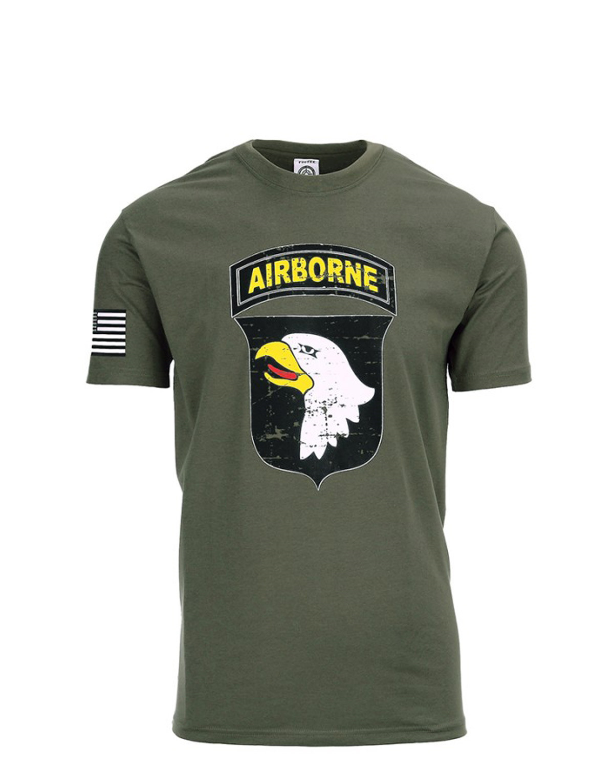 Fostex T-shirt USA 101st Airborne (Grön, 2XL) 2XL Grön