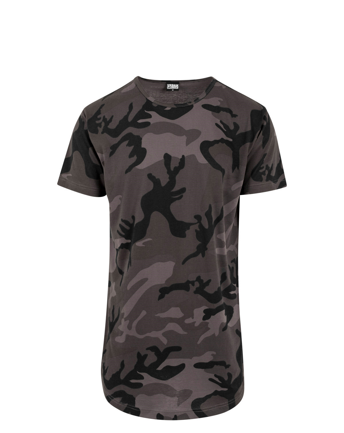 #3 - Urban Classics Lang Camouflage T-shirt (Dark Camo, S)
