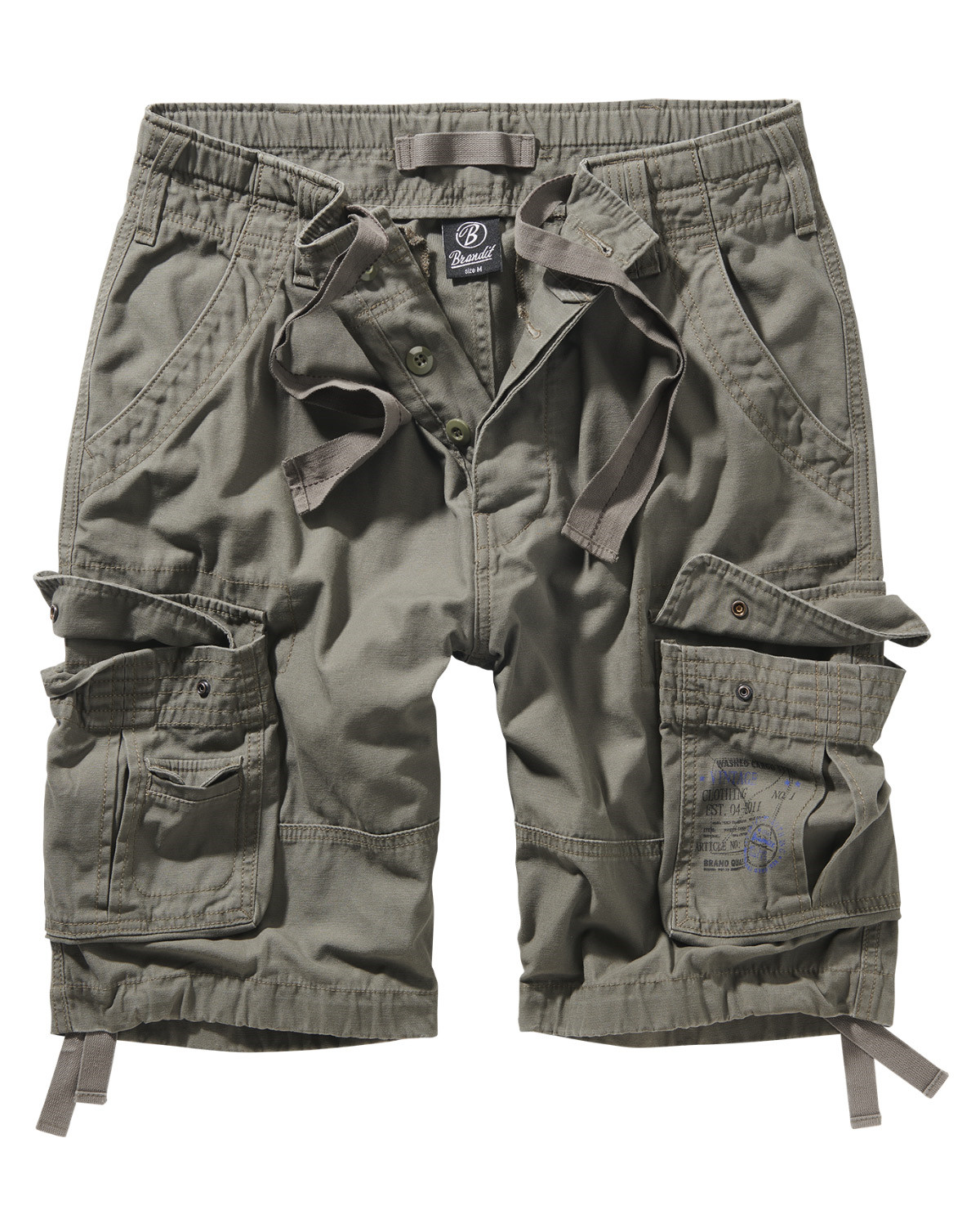 Brandit Pure Vintage Shorts (Oliven, S)