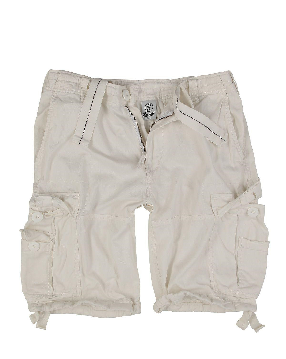 Brandit Vintage Shorts (Hvid, 2XL)