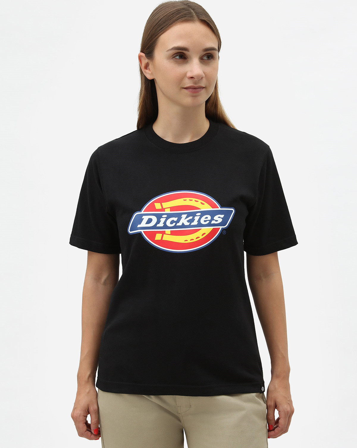 Dickies Icon Logo T-shirt, Women (Sort, M)