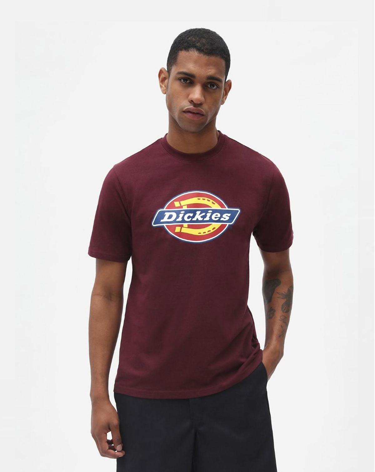 Dickies Icon Logo T-shirt (Maroon, XL)