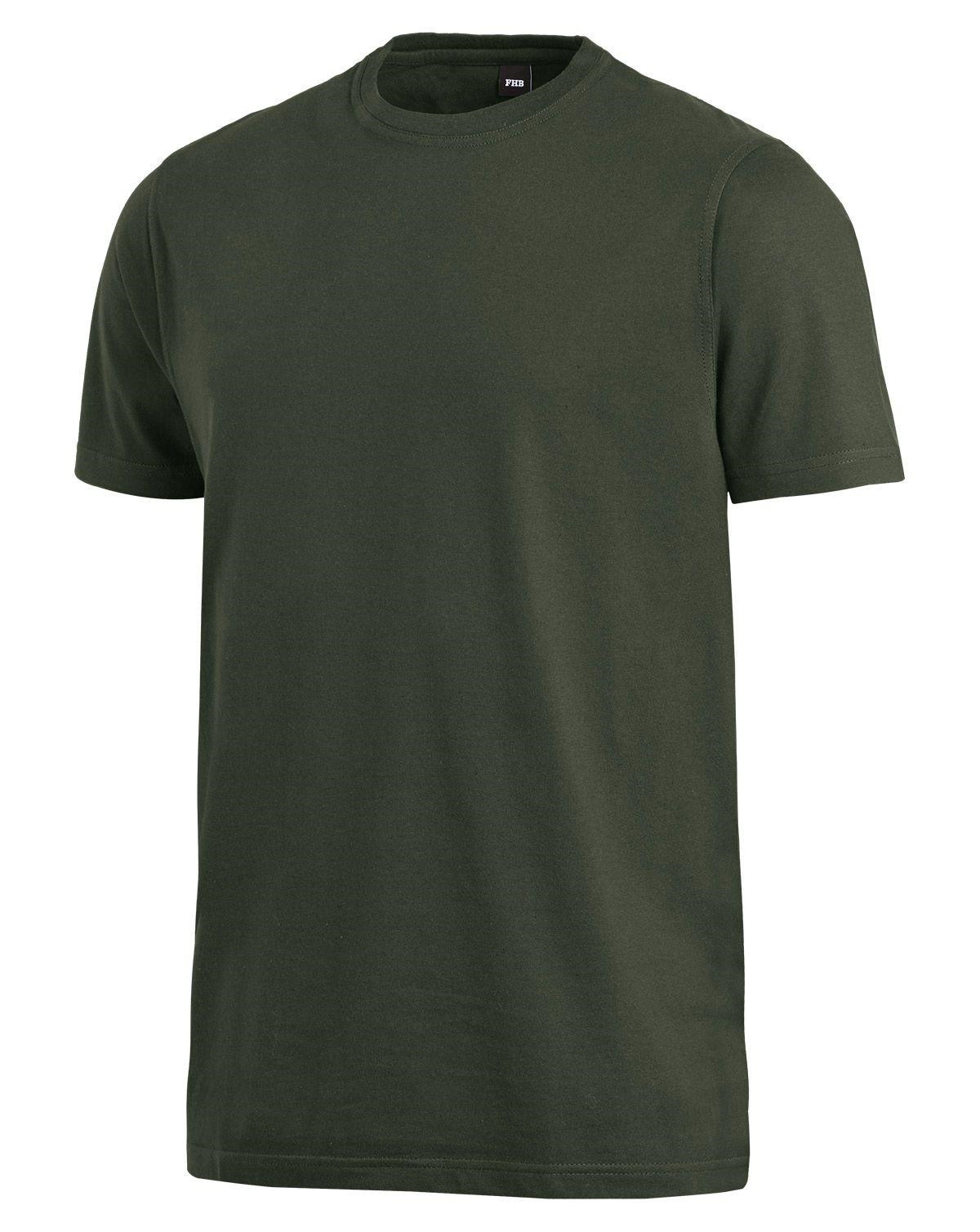 FHB T-Shirt - Jens (Oliven, 5XL)