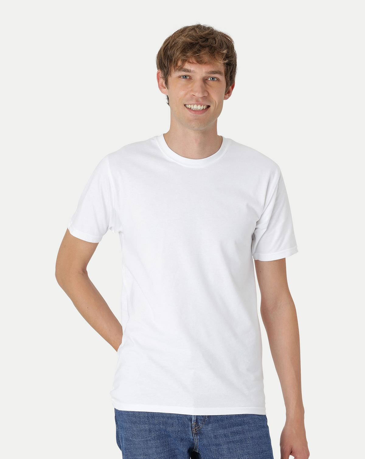 Neutral Økologisk Klassisk T-Shirt (Hvid, XL)