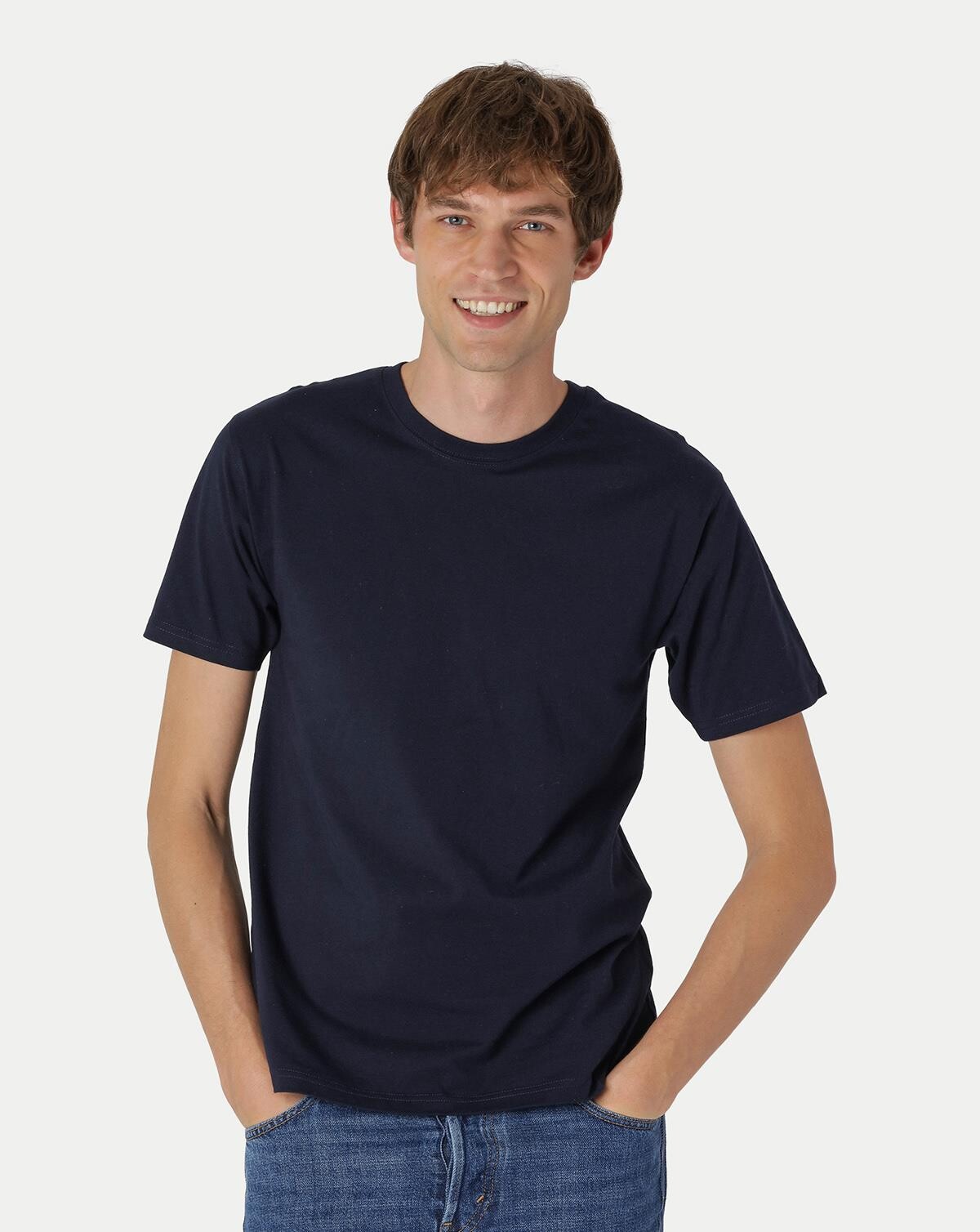 Neutral Økologisk Klassisk T-Shirt (Navy, S)