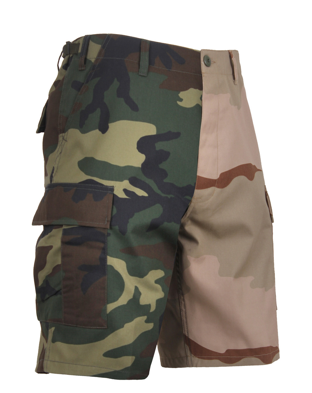 Rothco BDU Shorts (Woodland / Tricolor Camo, X-Small / 23"-27")