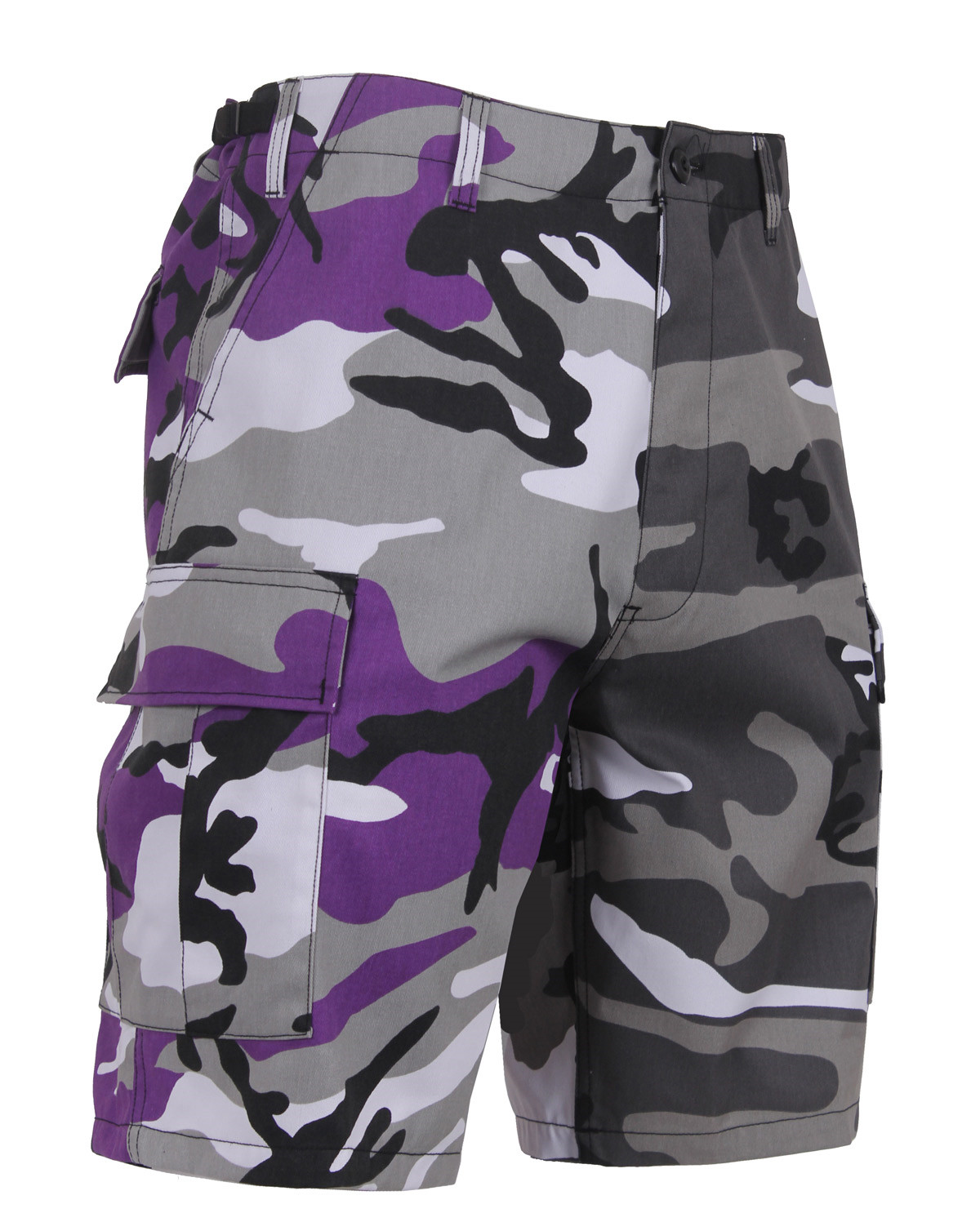 Rothco BDU Shorts (Purple Camo / Urban Camo, Small / 27"-31")