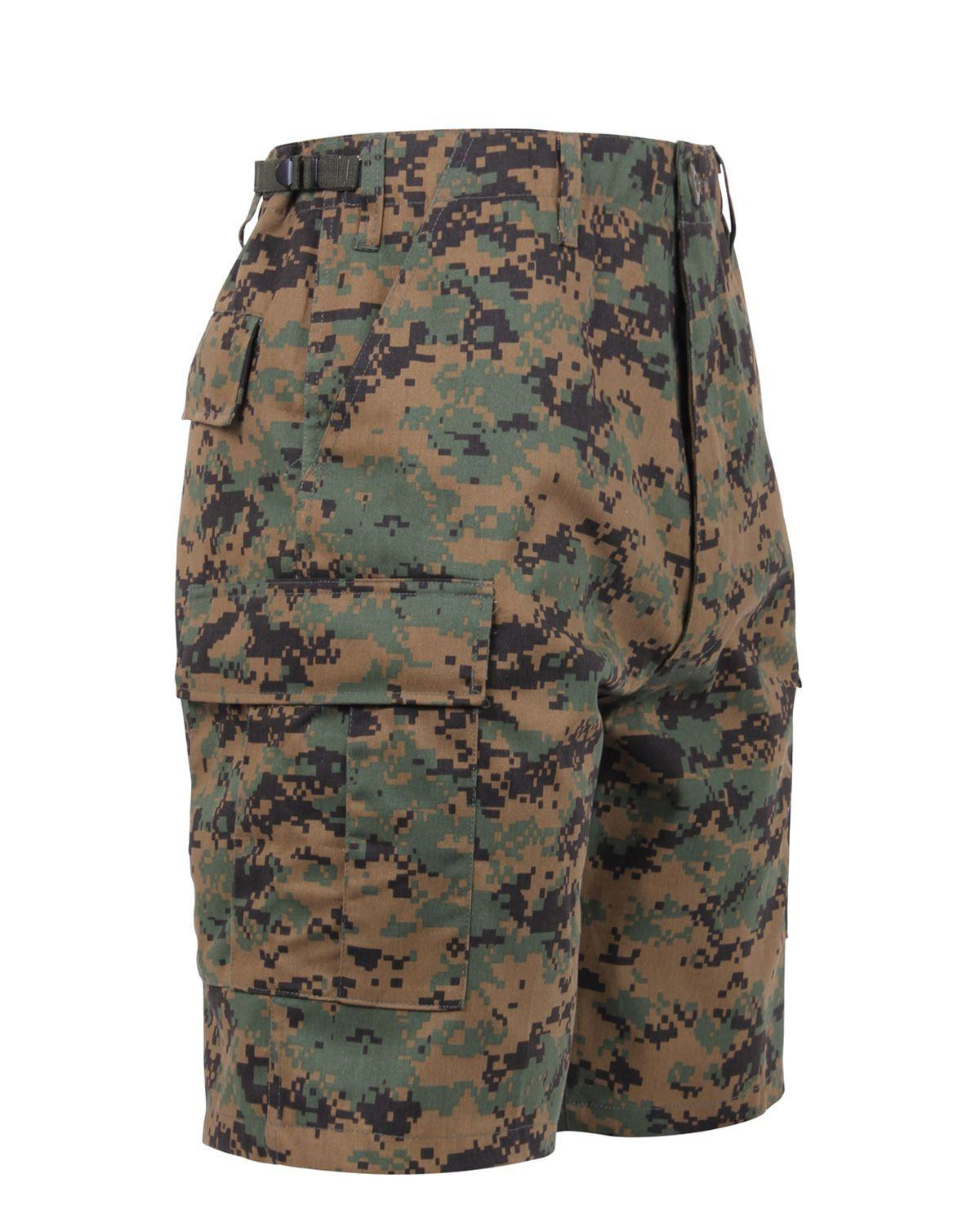 Rothco BDU Shorts (Digital Woodland, Medium / 31"-35")