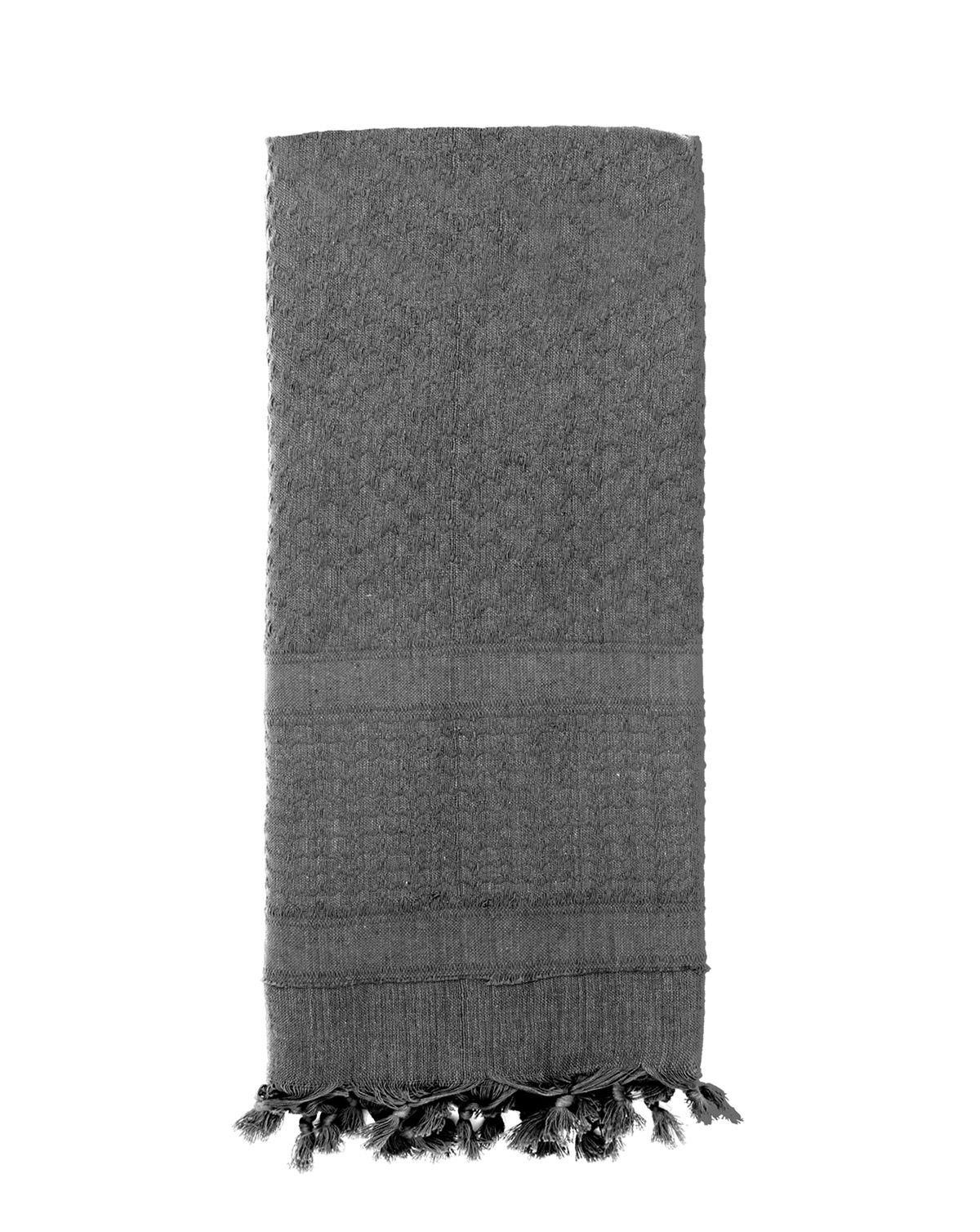 Rothco Deluxe Partisan Tørklæde Ensfarvet (Grå, One Size)