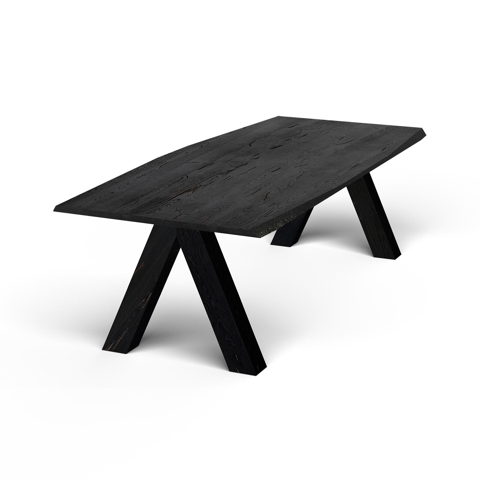 Rustic Oak Dining table / PORTLAND Legs 100 off options. See them at