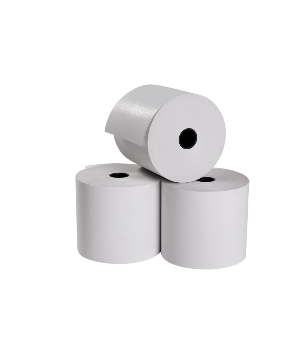 Carta Electra APLI - Confezione Da 10 Rotoli, 57x65x12 Mm, Bianco, Per Stampanti