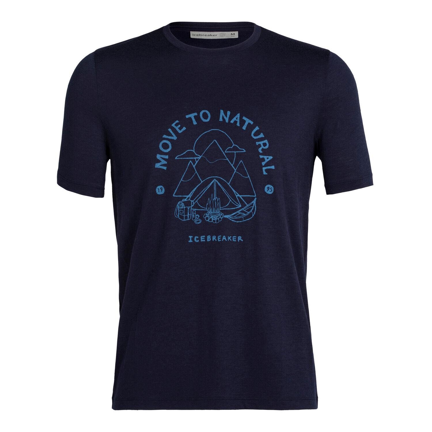 Icebreaker Mens Tech Lite II S/S Tee Canopy Camper