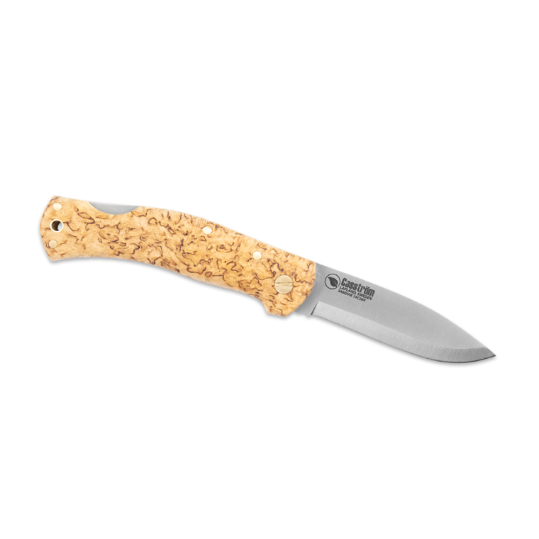 Casström Lars Fält Lock Back (Beige (CURLY BIRCH/STAINLESS STEEL))