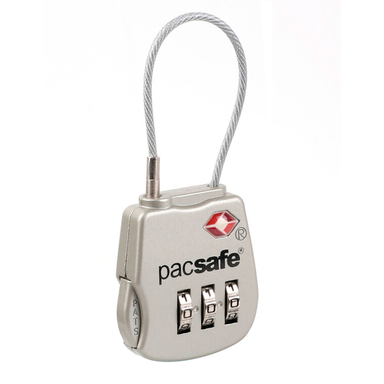 Pacsafe Prosafe 800 TSA Kode Wirelås