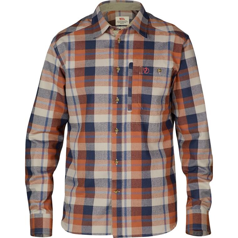 Fjällräven Mens Fjällglim Shirt  (Rød (AUTUMN LEAF/215) Small)